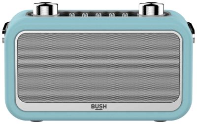 Bush - Leather Look Bluetooth DAB Radio - Duck Egg